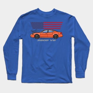 3800 V6 - orange Long Sleeve T-Shirt